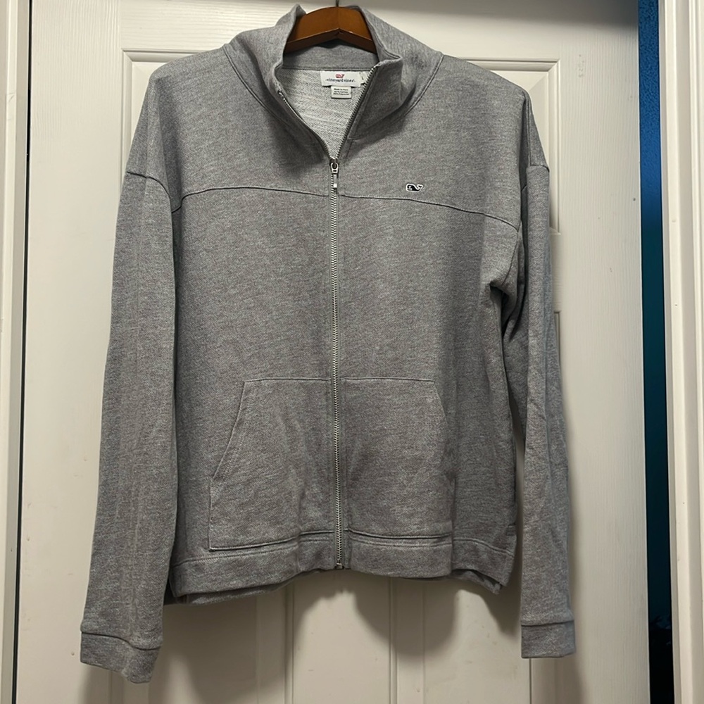 Vineyard Vines Women’s Full Zip Funnel Neck Sweatshirt